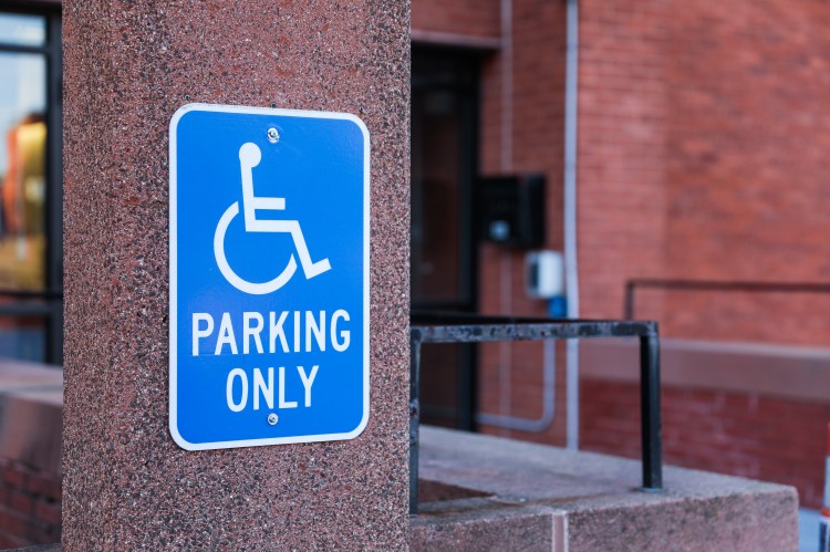 wheelchair accessibility sign